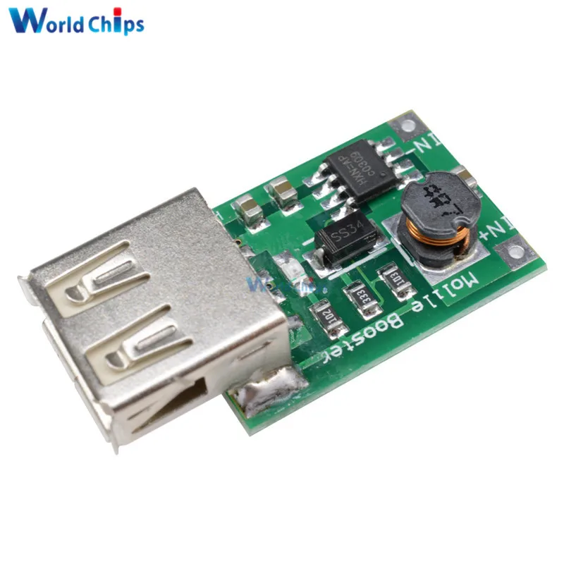 DC-DC 2V-5V to 5V 1200MA 1.2A Step-Up Booster USB Mobile Power Supply Module Lithium Battery Charger Board For Phone Camera
DC-DC 2V-5V to 5V 1200MA 1.2A Step-Up Booster USB Mobile Power Supply Module Lithium Battery Charger Board For Phone Camera