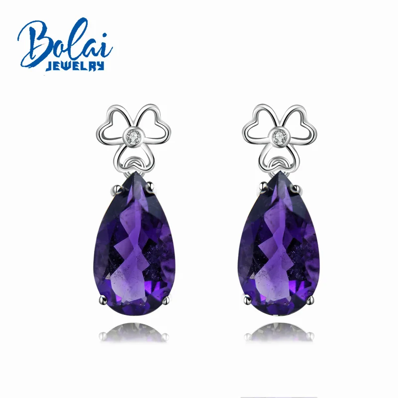 Bolaijewelry,Natural Africa good color long pear 11ct gemstone earring 925 sterling silver fine jewelry for girls best gift
Bolaijewelry,Natural Africa good color long pear 11ct gemstone earring 925 sterling silver fine jewelry for girls best gift