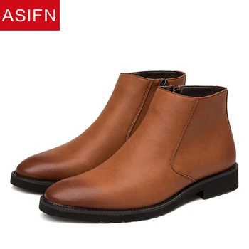 ASIFN Men Winter Chelsea Boots Spring Man Slip-On Dress Casual Leather Shoes Dancing Footwear Pointed Toe Motorcycle Boots Male
ASIFN Men Winter Chelsea Boots Spring Man Slip-On Dress Casual Leather Shoes Dancing Footwear Pointed Toe Motorcycle Boots Male