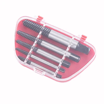 5Pcs 3mm-18mm Steel Screw Extractor Set Bolt Stud Remover Tool Drill Bit Kit With Case Baggage
5Pcs 3mm-18mm Steel Screw Extractor Set Bolt Stud Remover Tool Drill Bit Kit With Case Baggage