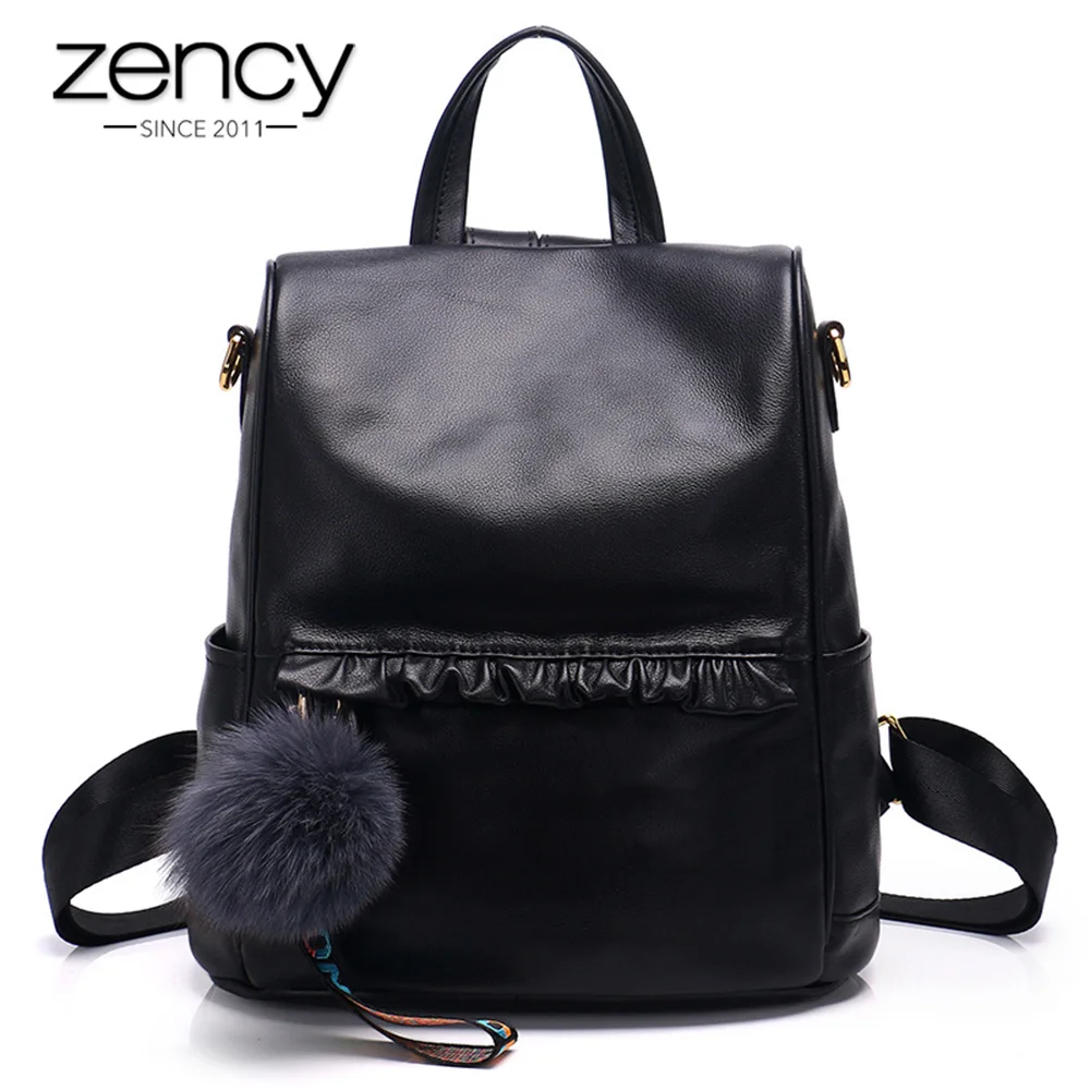Zency Black New Model Women Backpack 100% Real Cow Leather Fashion Travel Bag Lady Daily Knapsack Large Capacity Girls Schoolbag
Zency Black New Model Women Backpack 100% Real Cow Leather Fashion Travel Bag Lady Daily Knapsack Large Capacity Girls Schoolbag