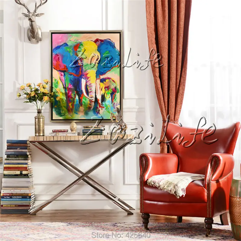 Elephant Animal Oil painting On Canvas Wall Pictures Paintings For Living Room Wall Art plattle knife modern abstract painted
Elephant Animal Oil painting On Canvas Wall Pictures Paintings For Living Room Wall Art plattle knife modern abstract painted