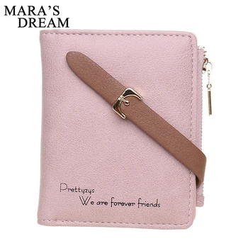 Mara's Dream Women Wallet Female Purse PU Leather Hasp Zipper Trifold Card Holder Coin Purses Brand Short Clutch Small Wallets
Mara's Dream Women Wallet Female Purse PU Leather Hasp Zipper Trifold Card Holder Coin Purses Brand Short Clutch Small Wallets