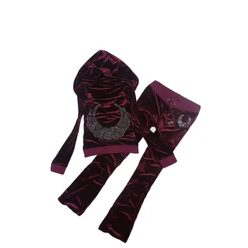 Women's Brand Velvet Fabric Tracksuits Velour Women Outfits Hoodies Clothes and Pants Set
Women's Brand Velvet Fabric Tracksuits Velour Women Outfits Hoodies Clothes and Pants Set
