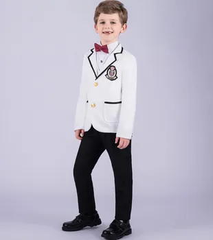 New Arrival Boy Tuxedos Notch Lapel Children Suit Two Buttons Kid Wedding/Prom Suits (Jacket+Vest+Pants+Tie +Shirt) NH13
New Arrival Boy Tuxedos Notch Lapel Children Suit Two Buttons Kid Wedding/Prom Suits (Jacket+Vest+Pants+Tie +Shirt) NH13