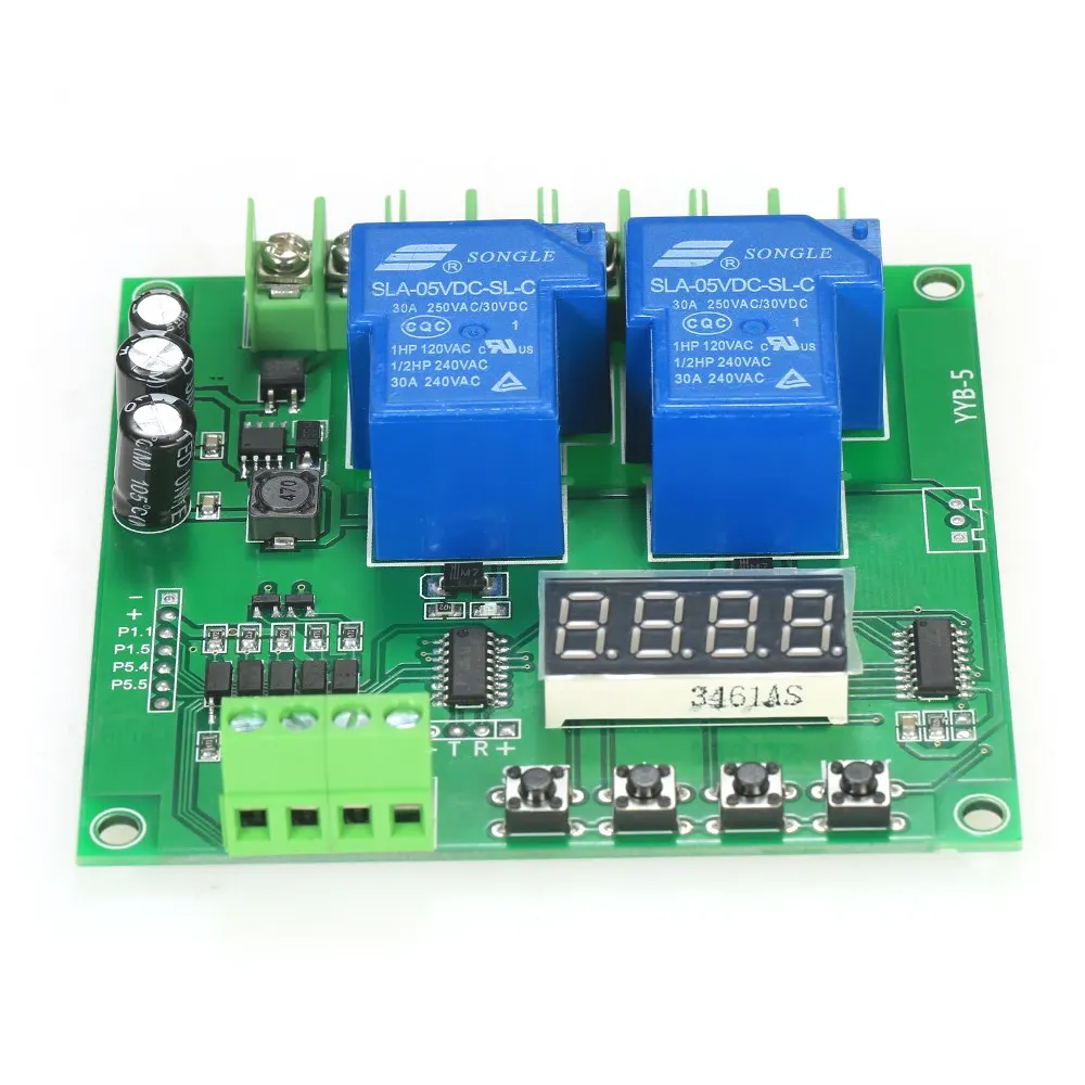 

12V/24V Motor Module 2-Channel Motor Driver Shield Board 30A LED Relay Module for Arduino Raspberry Pi
