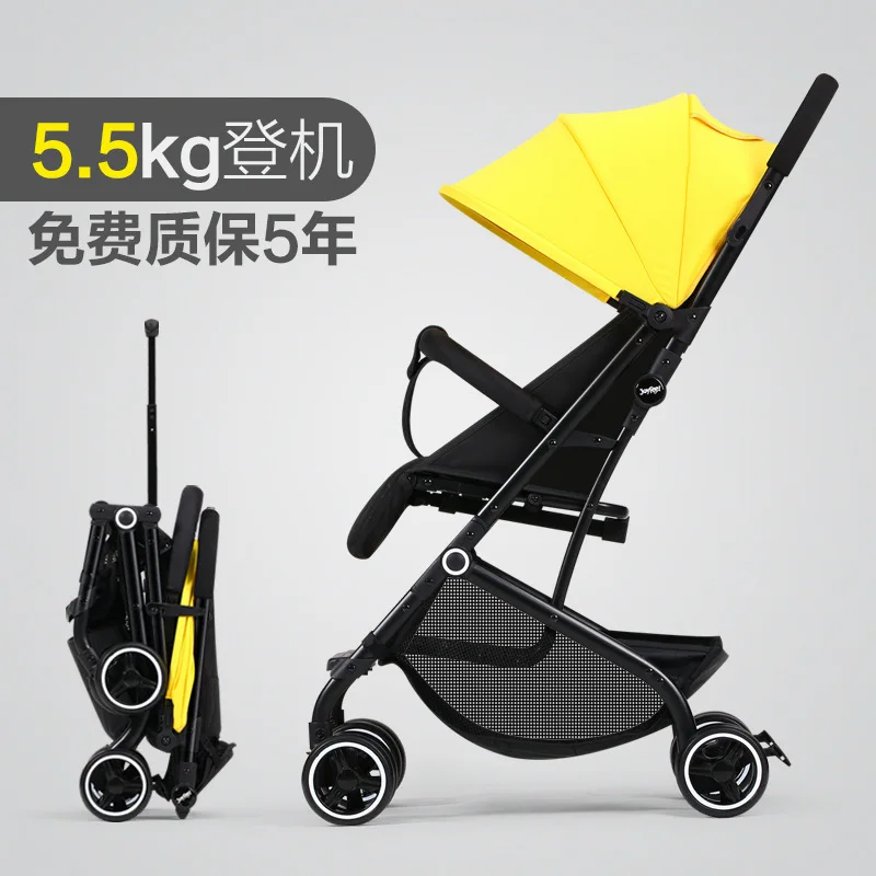Light baby stroller 5.5kg ultra light can be on the plane can sit and lying easy folding baby stroller
Light baby stroller 5.5kg ultra light can be on the plane can sit and lying easy folding baby stroller