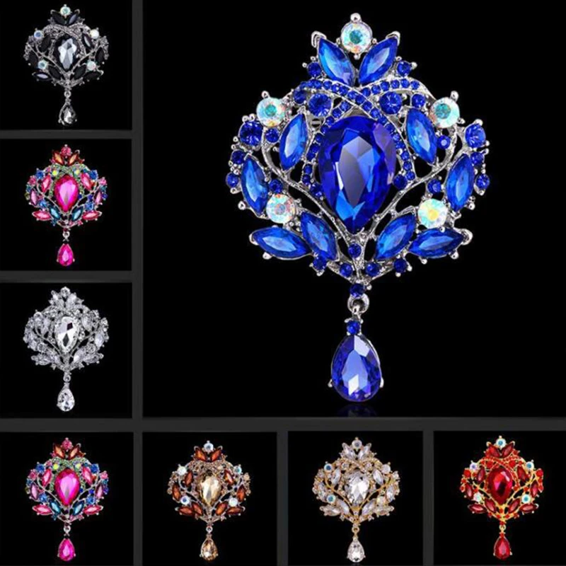 2019 New Fashion Brooch The Luxury Corsage Western Style Crown Glass Brooches Vintage Delicate Pendant For Important Parties
2019 New Fashion Brooch The Luxury Corsage Western Style Crown Glass Brooches Vintage Delicate Pendant For Important Parties
