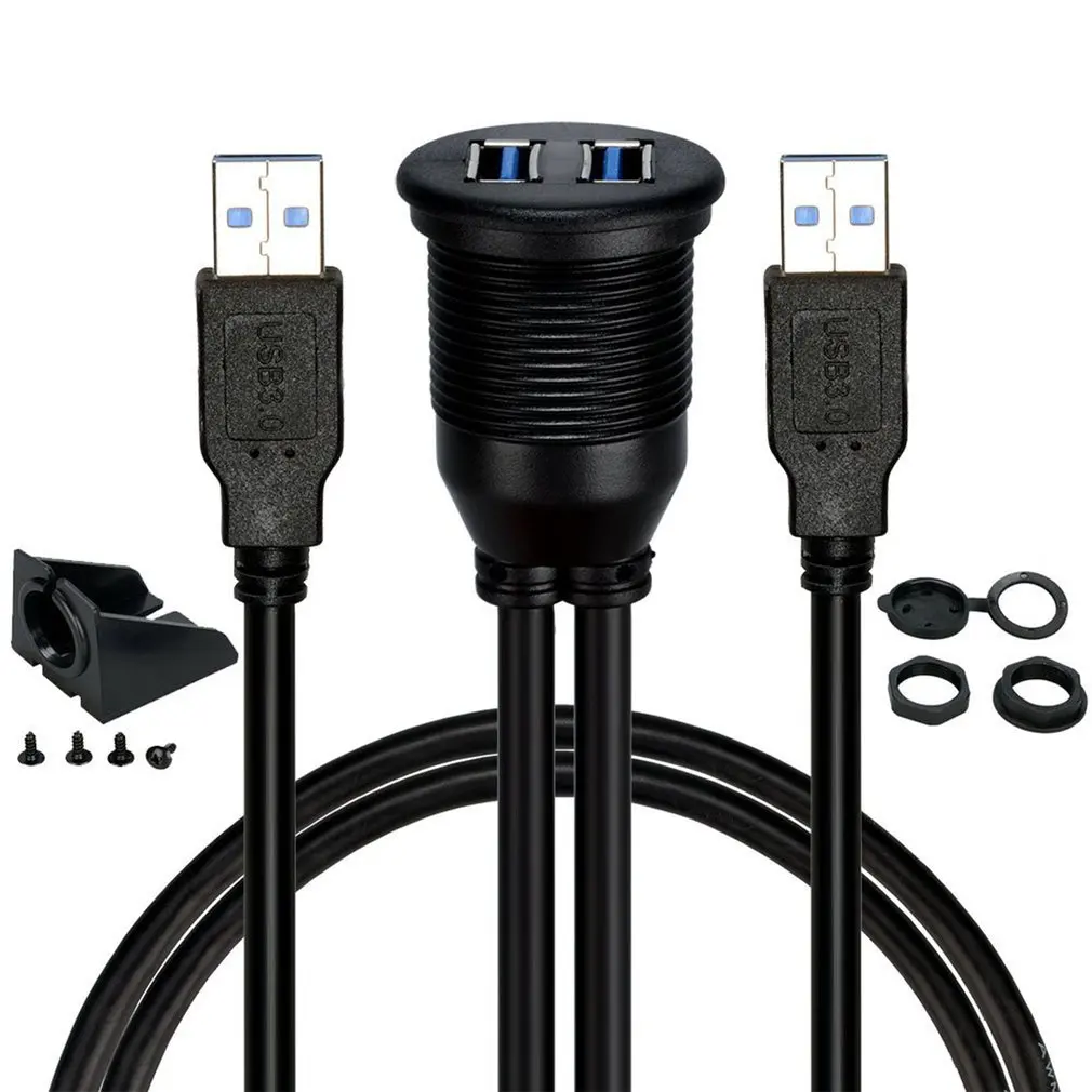 Car Dashboard Flush Mount USB Dock Adapter Dashboard Panel 3.0 Port Male to Female Cable Extension Cable for Motorcycle Boat Hot
Car Dashboard Flush Mount USB Dock Adapter Dashboard Panel 3.0 Port Male to Female Cable Extension Cable for Motorcycle Boat Hot