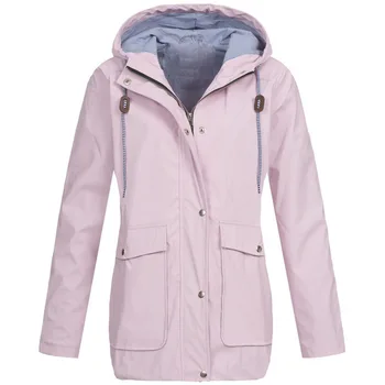 Girls Outdoor Sportswear Waterproof Multicolor Coats and Jackets Women Outerwear Hooded Windbreaker Long Sleeve Loose Female Hot
Girls Outdoor Sportswear Waterproof Multicolor Coats and Jackets Women Outerwear Hooded Windbreaker Long Sleeve Loose Female Hot