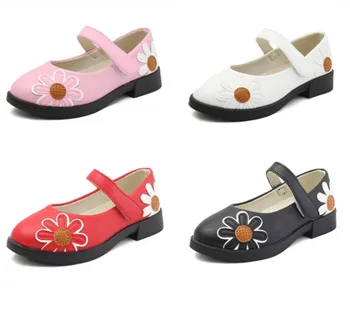 2018Autumn New black girls leather shoes flower princess shoes Kids shoes for Student girls shoes black red pink white
2018Autumn New black girls leather shoes flower princess shoes Kids shoes for Student girls shoes black red pink white