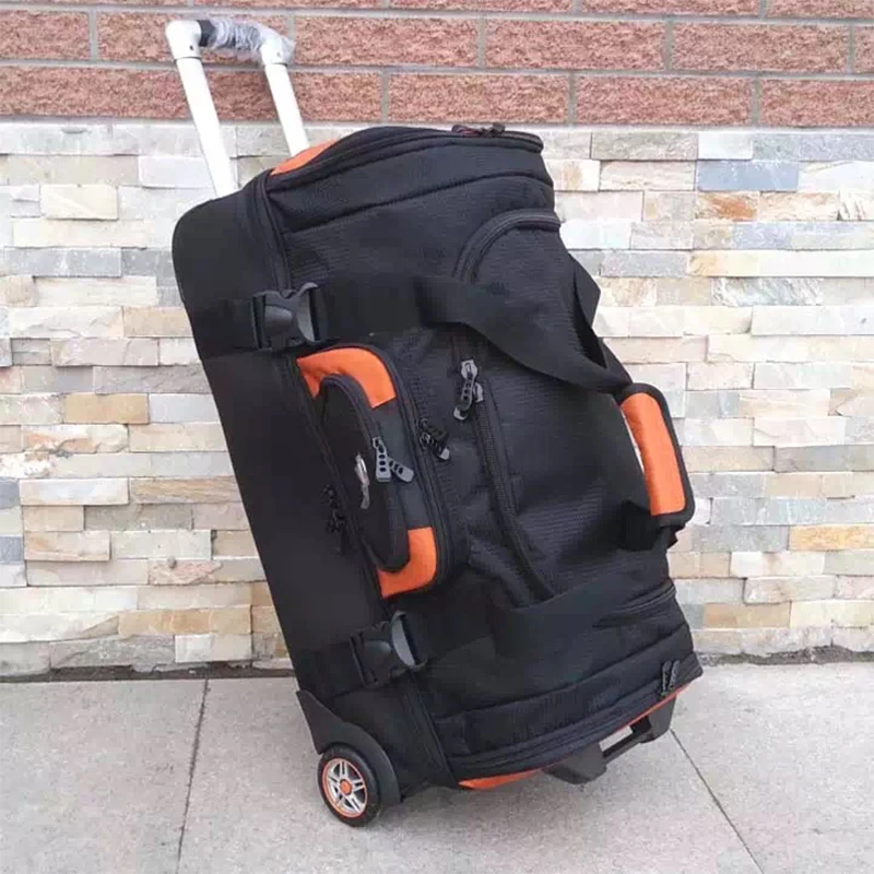 Large Capacity Rolling Luggage Travel Trolley Bag Suitcase On Wheels Women Shoulder Bags Men's Football Backpack 27"32" Inch
Large Capacity Rolling Luggage Travel Trolley Bag Suitcase On Wheels Women Shoulder Bags Men's Football Backpack 27"32" Inch