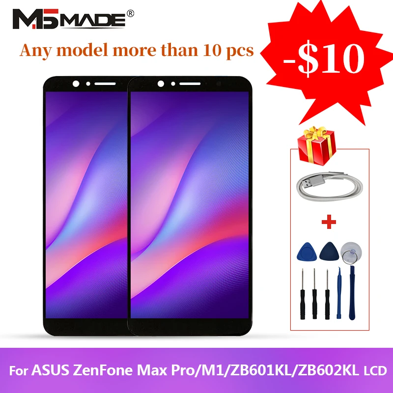Original For Asus Zenfone Max Pro M1 LCD Touch Screen Digitizer Display Replacement Assembly Parts 5.99" ZB601KL ZB602KL Display
Original For Asus Zenfone Max Pro M1 LCD Touch Screen Digitizer Display Replacement Assembly Parts 5.99" ZB601KL ZB602KL Display