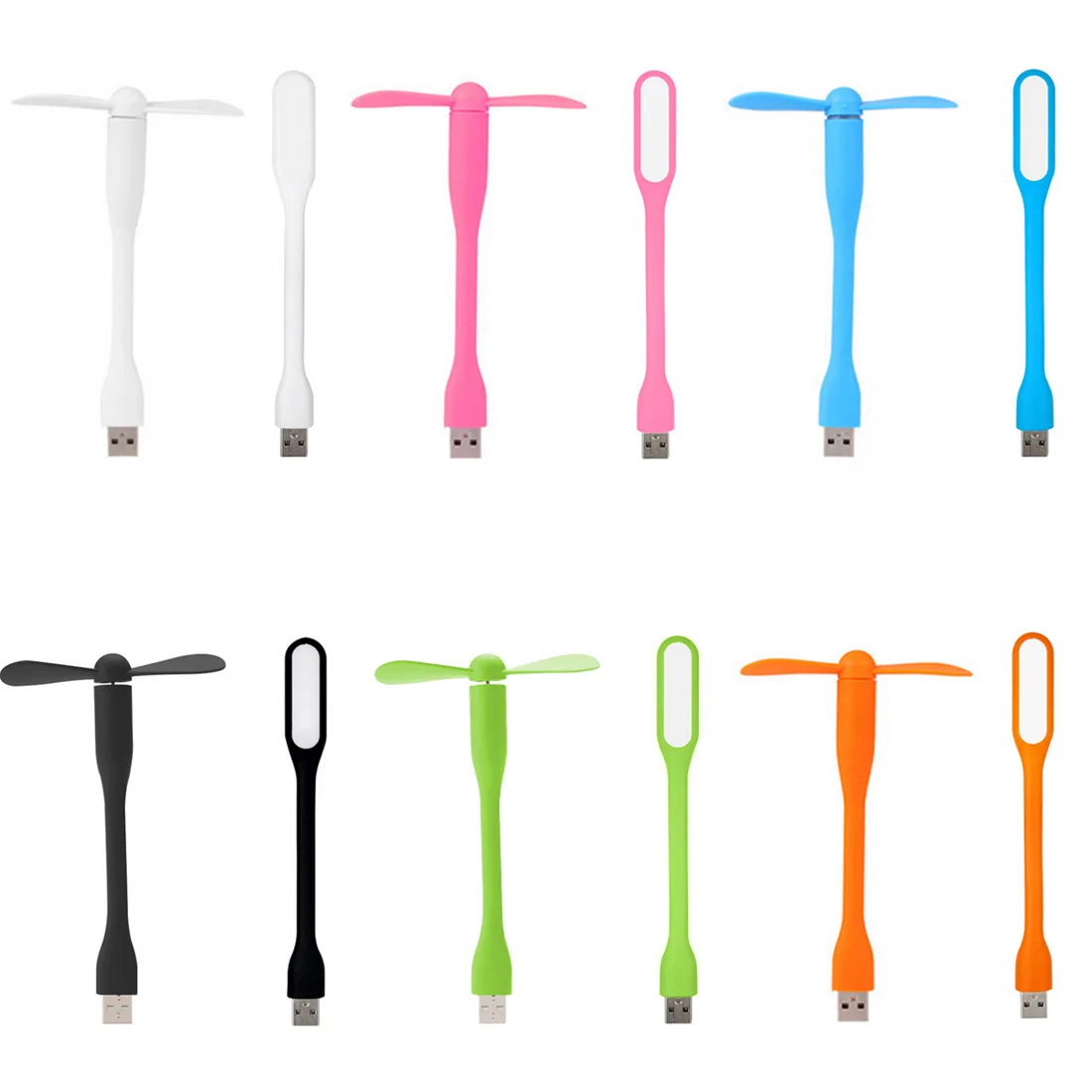 Creative USB Fan Flexible Portable Mini Fan and USB LED Light Lamp For Power Bank & Notebook & Computer Gadget
Creative USB Fan Flexible Portable Mini Fan and USB LED Light Lamp For Power Bank & Notebook & Computer Gadget