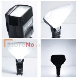 Flash Light Soft box Diffuser Reflector Flash diffuser For 430EX 580EX SB600 SB800 C/N Yongnuo YN-460 560 565EX FLASH
Flash Light Soft box Diffuser Reflector Flash diffuser For 430EX 580EX SB600 SB800 C/N Yongnuo YN-460 560 565EX FLASH