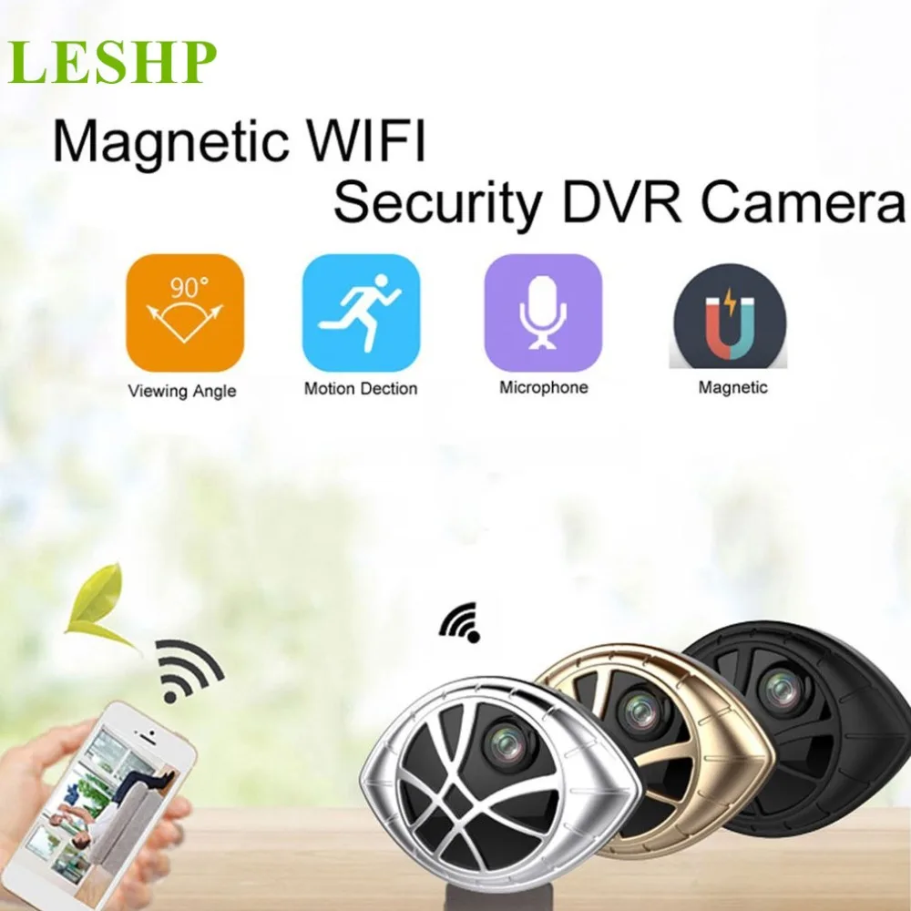 Mini Wireless Camera Eye Shape Monitoring Camera Wifi Connection Video Recorder Micro Camcorder Support Playback and Download
Mini Wireless Camera Eye Shape Monitoring Camera Wifi Connection Video Recorder Micro Camcorder Support Playback and Download
