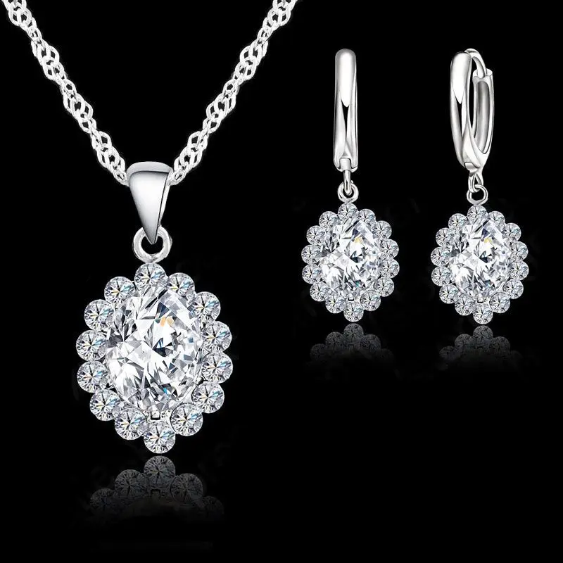 Fashion Shiny 925 Sterling Silver Jewelry Set For Women Top Quality Gifst Pendant necklace Earrings AAA Cubic Zirconia Hot
Fashion Shiny 925 Sterling Silver Jewelry Set For Women Top Quality Gifst Pendant necklace Earrings AAA Cubic Zirconia Hot