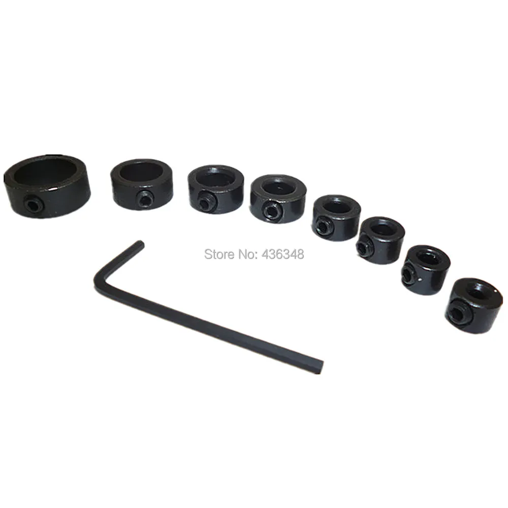 8pc Metric Drill Bit Depth Stop Collar Ring Woodworking Drill Bit 3-16mm Positioner Hole Drill Press Depth Stop Collars + Wrench
8pc Metric Drill Bit Depth Stop Collar Ring Woodworking Drill Bit 3-16mm Positioner Hole Drill Press Depth Stop Collars + Wrench