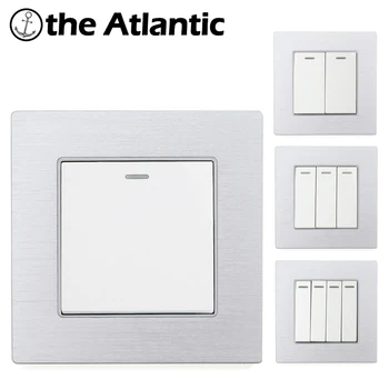 Wall Switch Power Switch Button Switch LED Lamp Light Switch On / Off Wall Switch Interruptor Aluminum Metal Panel
Wall Switch Power Switch Button Switch LED Lamp Light Switch On / Off Wall Switch Interruptor Aluminum Metal Panel