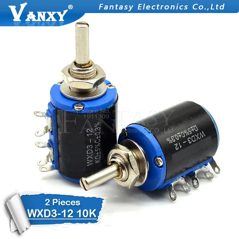2PCS WXD3-12 1W 10K ohm WXD3-12-1W 5 ring multi-circle precision wire-wound potentiometer
2PCS WXD3-12 1W 10K ohm WXD3-12-1W 5 ring multi-circle precision wire-wound potentiometer