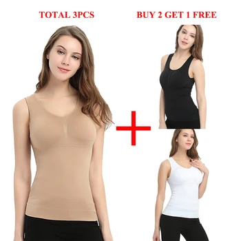 3 PCS Plus Size Bra Cami Tank Top Women Body Shaper Removable Shaper Corrective Underwear Slimming Vest Corset Shape
3 PCS Plus Size Bra Cami Tank Top Women Body Shaper Removable Shaper Corrective Underwear Slimming Vest Corset Shape