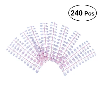 240pcs False Nails Pink Long Nail Patch Fake Nails Paster Nail Atr Tools Full Nail Tips for Nail Salons
240pcs False Nails Pink Long Nail Patch Fake Nails Paster Nail Atr Tools Full Nail Tips for Nail Salons