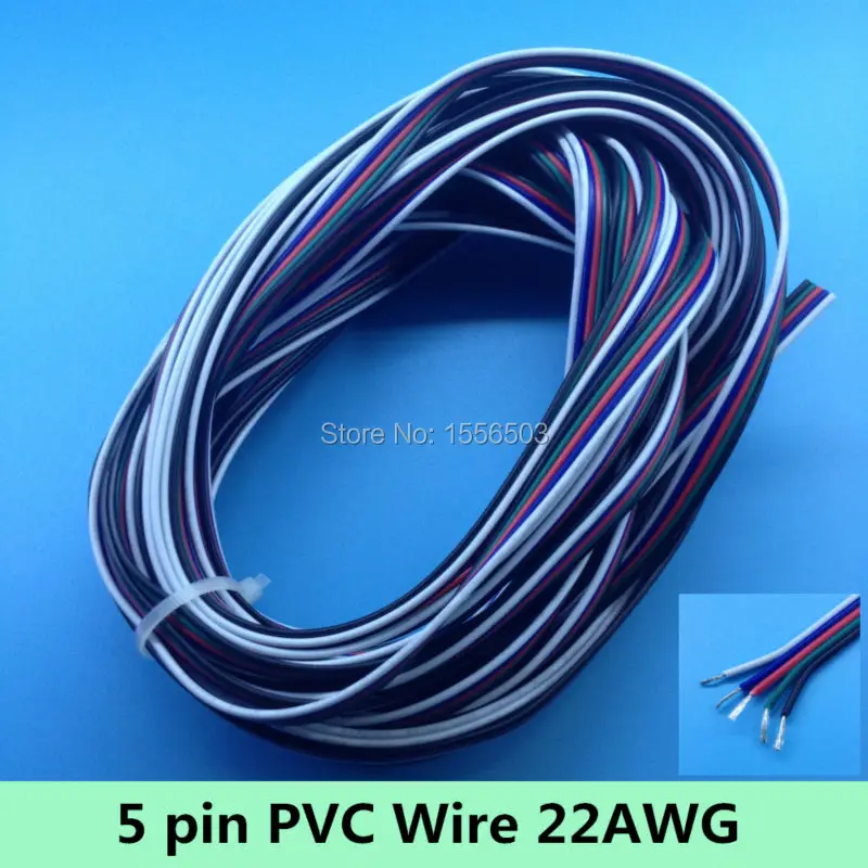 2 Meters 5 pin RGB RWBW RGBWW RGBCW Cable 5 Colors Cord Insulated PVC Extension Wire 5M For Dream Color 12V LED Strip Module
2 Meters 5 pin RGB RWBW RGBWW RGBCW Cable 5 Colors Cord Insulated PVC Extension Wire 5M For Dream Color 12V LED Strip Module