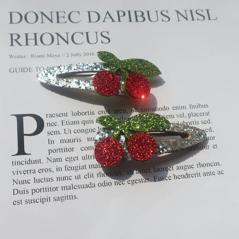Retail 1Pair Fashion Cute Glitter Watermelon Barrettes Hairpins Solid Cherry Snap Clips Princess Headwear Hair Accessories
Retail 1Pair Fashion Cute Glitter Watermelon Barrettes Hairpins Solid Cherry Snap Clips Princess Headwear Hair Accessories