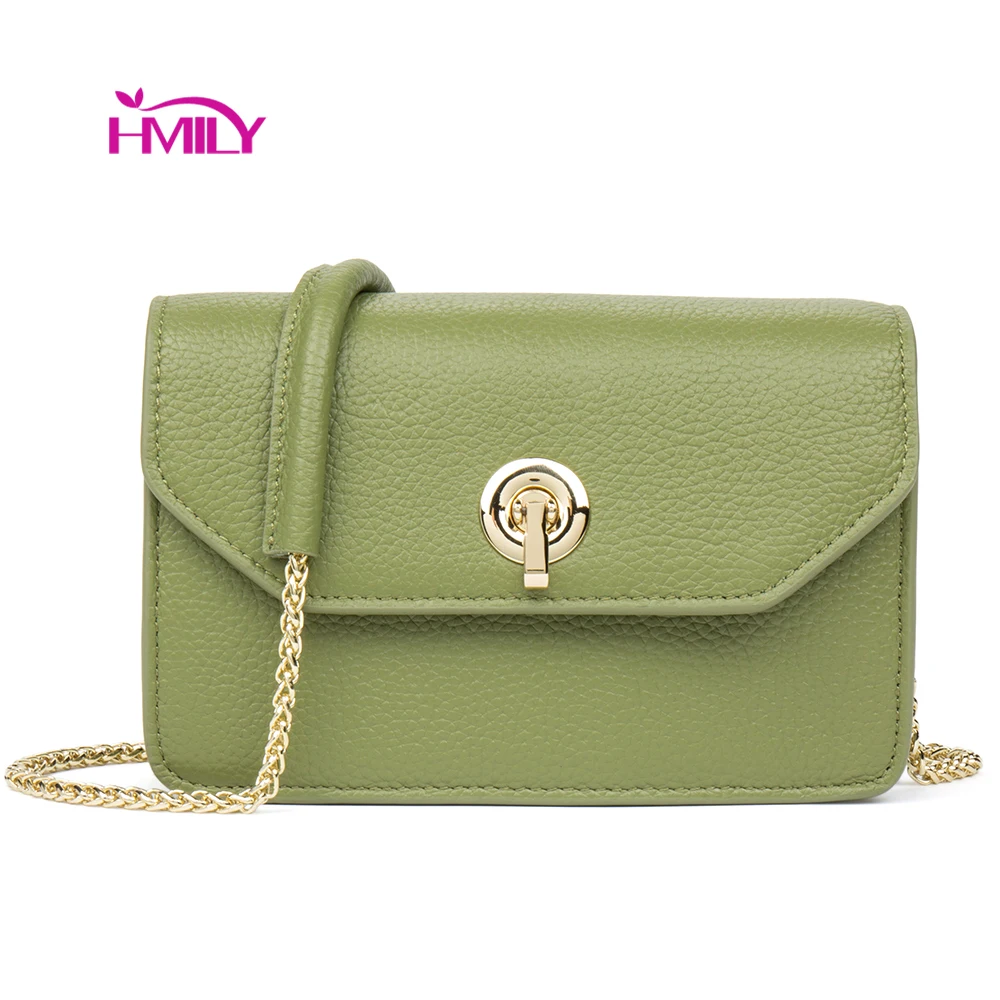 HMILY Female Messenger Bag Genuine Leather Mini Crossbody Bag Women Sweet Candy Color Ladies Shoulder Bag Cow Leather
HMILY Female Messenger Bag Genuine Leather Mini Crossbody Bag Women Sweet Candy Color Ladies Shoulder Bag Cow Leather