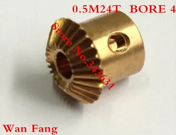 2PCS Bevel Gear 24T 0.5 Mod M=0.5 Modulus Ratio 1:1 Bore 4mm Brass Right Angle Transmission parts machine parts DIY
2PCS Bevel Gear 24T 0.5 Mod M=0.5 Modulus Ratio 1:1 Bore 4mm Brass Right Angle Transmission parts machine parts DIY