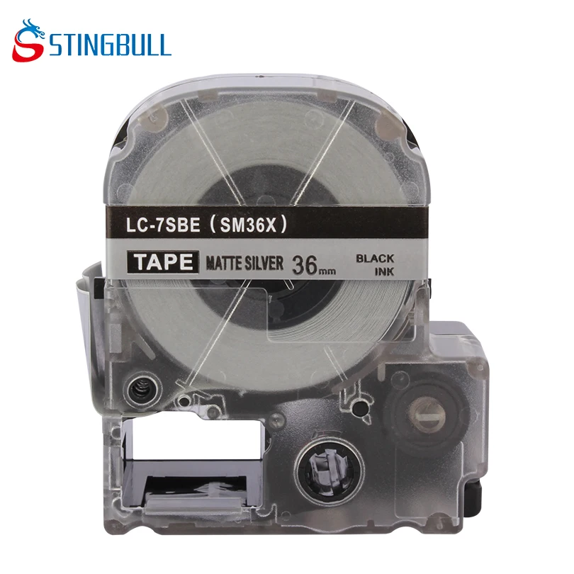LC-7SBE Compatible Label Printer Ribbon Black on Matte Silver 36mm*8M Laminated Label Tape for Epson
LC-7SBE Compatible Label Printer Ribbon Black on Matte Silver 36mm*8M Laminated Label Tape for Epson