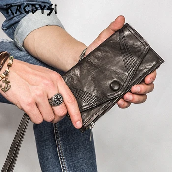 Vegetable Tanned Leather Long Mens Wallets Vintage Slim Purse Original Quality Wallet Cards Holder Clutch Bag Wristlets Hot Sale
Vegetable Tanned Leather Long Mens Wallets Vintage Slim Purse Original Quality Wallet Cards Holder Clutch Bag Wristlets Hot Sale