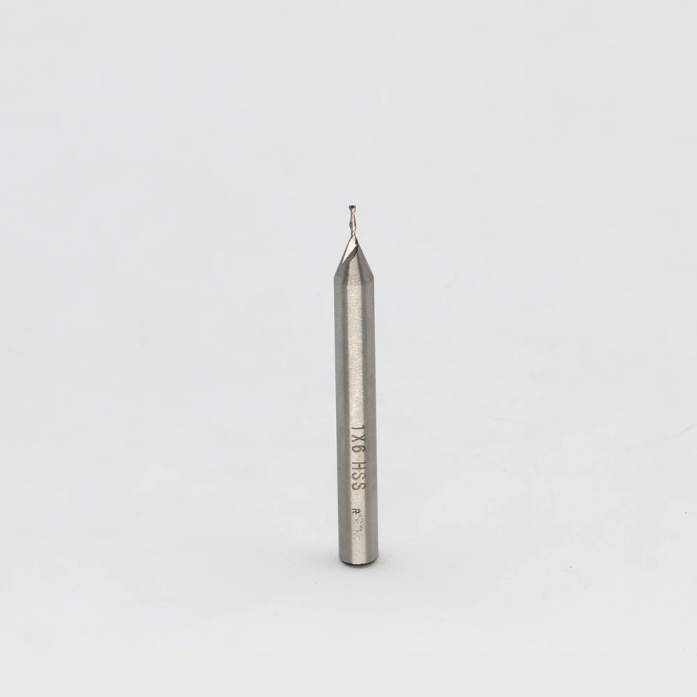 New 2Flute Head 1mm End mills Milling cutter CNC bits tools W4Mo3Cr4V1 HSS & Aluminium 2F1*6*4*51mm
New 2Flute Head 1mm End mills Milling cutter CNC bits tools W4Mo3Cr4V1 HSS & Aluminium 2F1*6*4*51mm