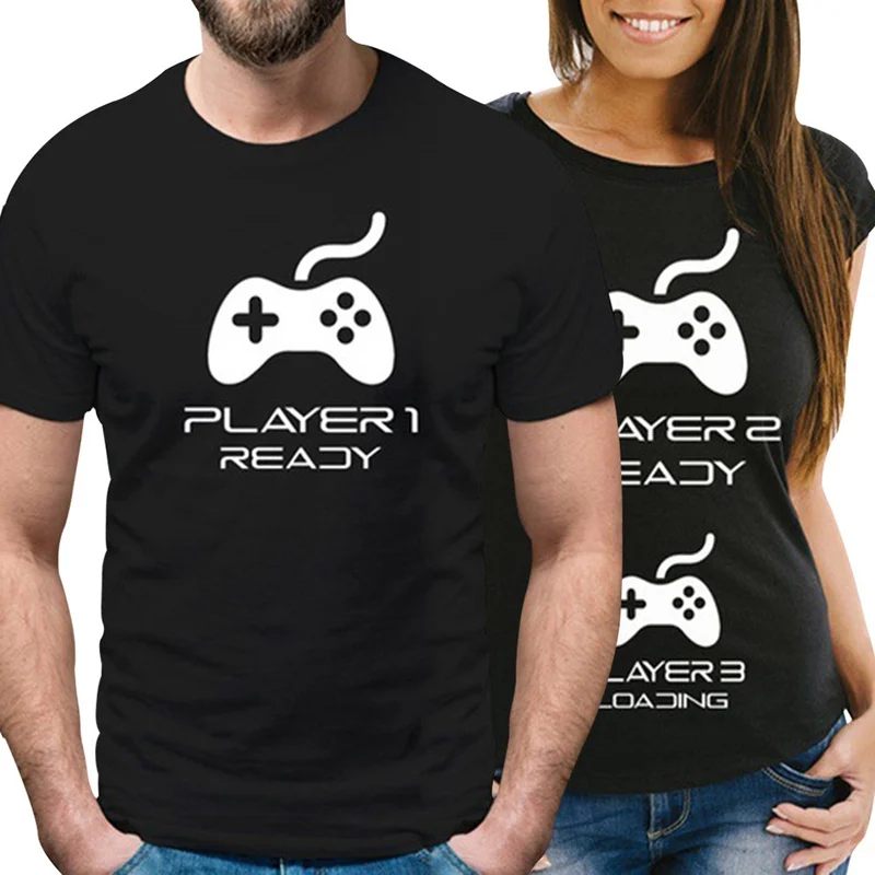 Couple Tops Women Men Short Sleeve T Shirts New Fashion Summer Fashion T-shirt For Lover Player Letter Print Tee Shirt Tops Tops
Couple Tops Women Men Short Sleeve T Shirts New Fashion Summer Fashion T-shirt For Lover Player Letter Print Tee Shirt Tops Tops