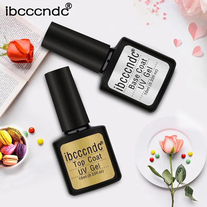 IBCCCNDC Top Coat and Base Coat UV LED No Clean Soak off Long-lasting Gel Nail Polish Nail Lacquer Gel Polish Gel Varnish 10ml
IBCCCNDC Top Coat and Base Coat UV LED No Clean Soak off Long-lasting Gel Nail Polish Nail Lacquer Gel Polish Gel Varnish 10ml