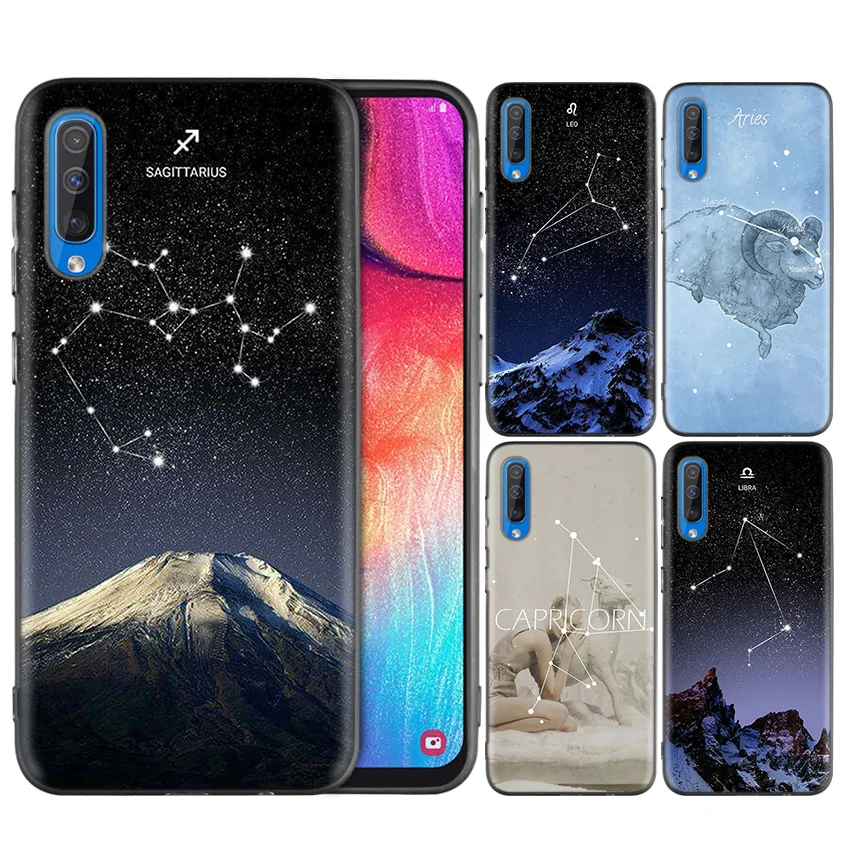 Black Dark Silicone Case for Samsung Galaxy A50 A30 A10 M30 Cases Cover Shell Coque constellation Aquarius Leo Taurus
Black Dark Silicone Case for Samsung Galaxy A50 A30 A10 M30 Cases Cover Shell Coque constellation Aquarius Leo Taurus