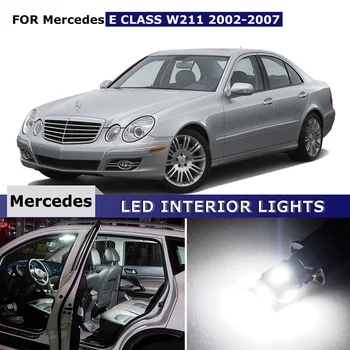 10Pcs Canbus LED Lamp Car Bulb Interior Package Kit For Mercedes Benz E-Class W211 2002-2007 Map Dome Trunk License Plate Light
10Pcs Canbus LED Lamp Car Bulb Interior Package Kit For Mercedes Benz E-Class W211 2002-2007 Map Dome Trunk License Plate Light