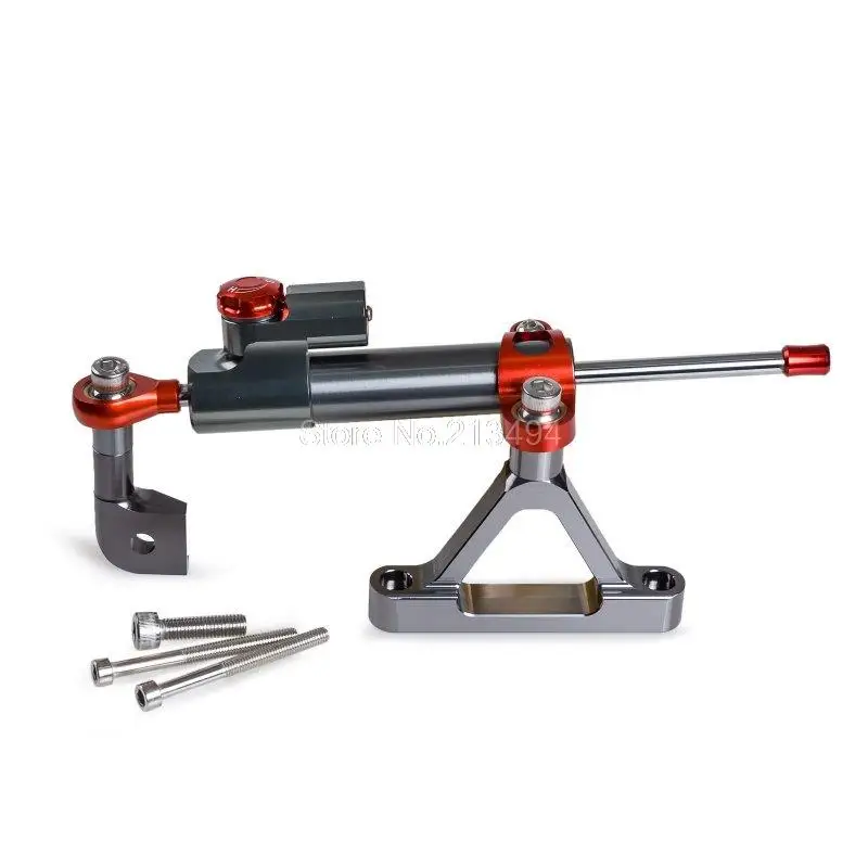 CNC Steering Damper with Mounting Kit For Kawasaki Ninja ZX6R 2007-2008 Titanium
CNC Steering Damper with Mounting Kit For Kawasaki Ninja ZX6R 2007-2008 Titanium