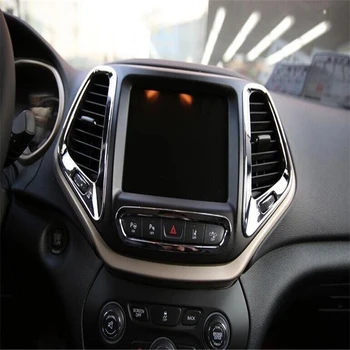 WELKINRY car auto cover FOR JEEP CHEROKEE 2014 2015 2016 2017 ABS chrome front console air conditioning outlet air vent cap trim
WELKINRY car auto cover FOR JEEP CHEROKEE 2014 2015 2016 2017 ABS chrome front console air conditioning outlet air vent cap trim