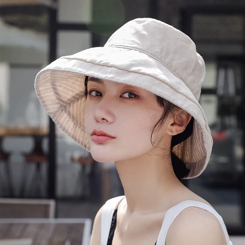 New Arrival Women Cotton Bucket Hats Korean Style Ladies Elegant Sun Hat Female Fisherman Hat Wide Brim Solid All-match Foldable
New Arrival Women Cotton Bucket Hats Korean Style Ladies Elegant Sun Hat Female Fisherman Hat Wide Brim Solid All-match Foldable