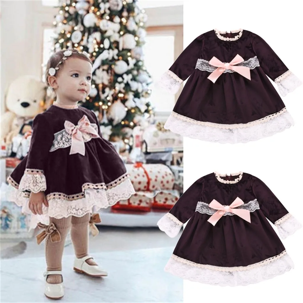 New baby girl clothes Lace stitching bow dress skirt Toddler Infant Baby Girls Lace Patchwork Bow Princess Dresses Party Dress
New baby girl clothes Lace stitching bow dress skirt Toddler Infant Baby Girls Lace Patchwork Bow Princess Dresses Party Dress