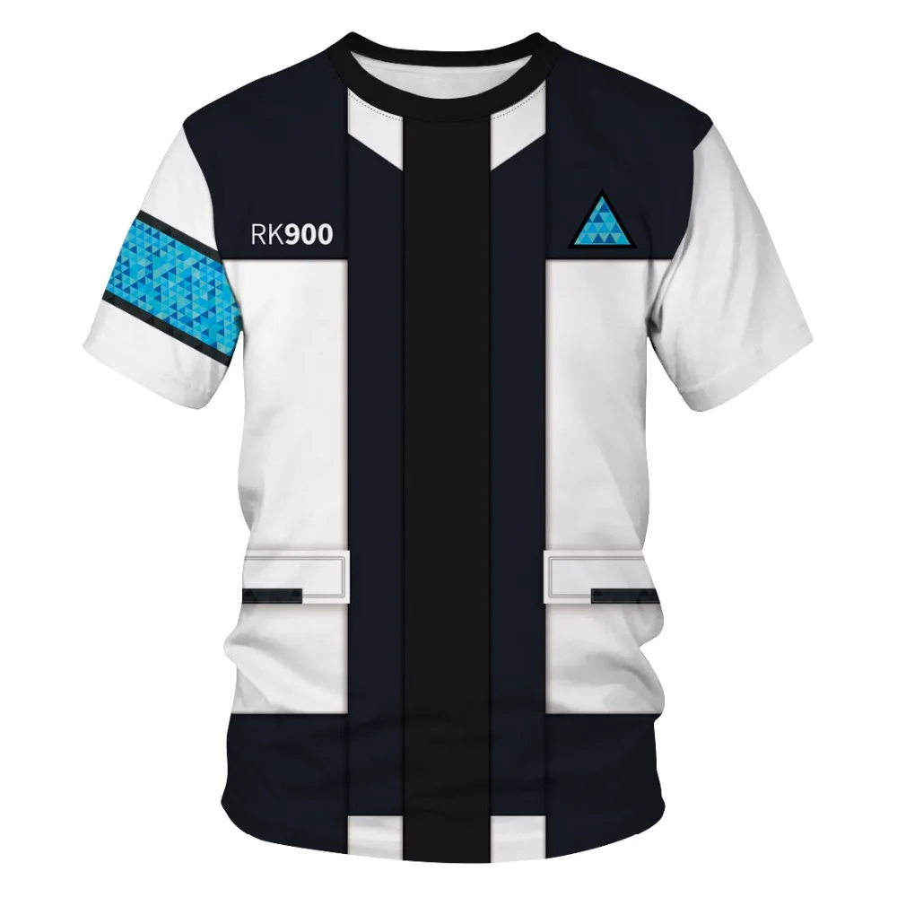 Unisex Men Women T Shirt Game Detroit Become Human Connor RK900 Agent Uniform T-shirt Short Sleeve Cosplay Costumes Tops XS-7XL
Unisex Men Women T Shirt Game Detroit Become Human Connor RK900 Agent Uniform T-shirt Short Sleeve Cosplay Costumes Tops XS-7XL