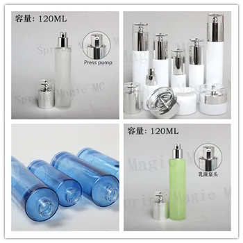 50PCS 120ML Frosted/White/Green/Blue Glass Bottles With Shiny Silver Lid For Lotion/Perfume/Cosmetic Containe Refillable Bottle
50PCS 120ML Frosted/White/Green/Blue Glass Bottles With Shiny Silver Lid For Lotion/Perfume/Cosmetic Containe Refillable Bottle