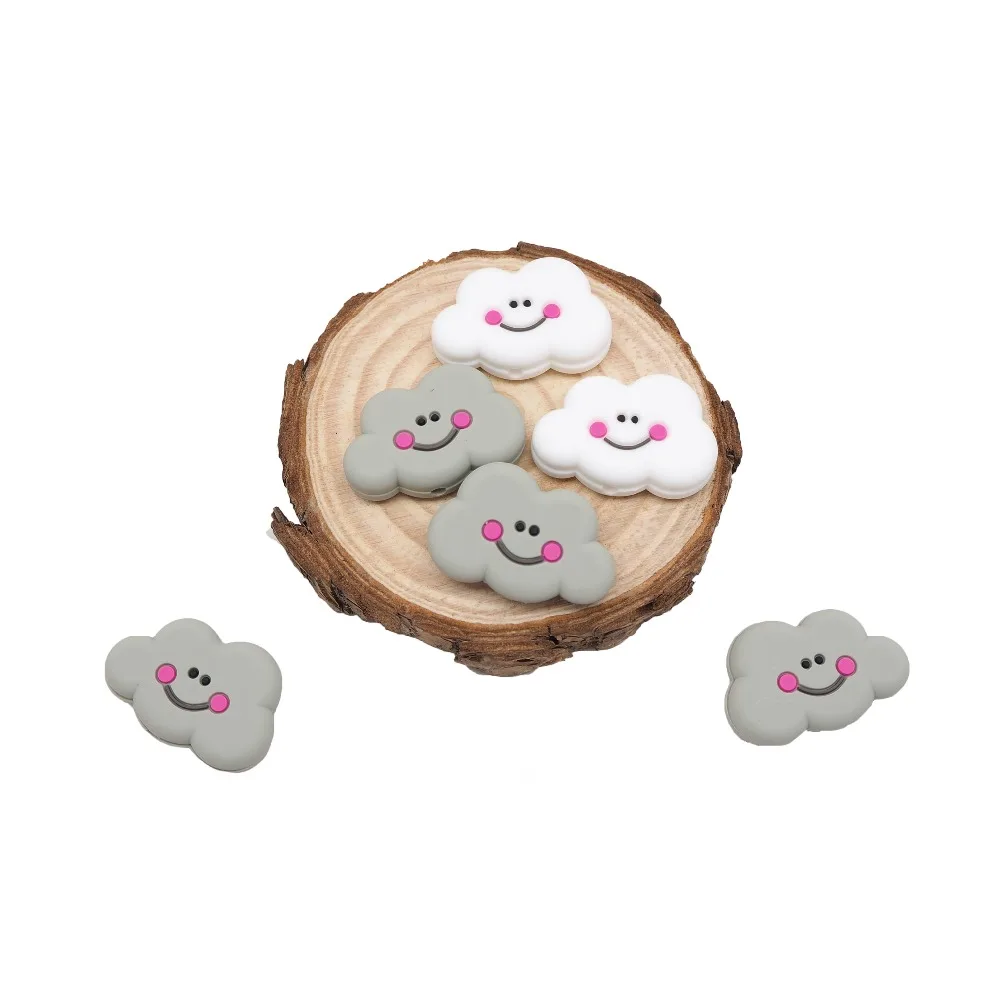 Chenkai 50PCS Silicone Mini Cloud Teething Beads Baby Rodent Teether BPA Free For Making Baby Teething Dummy Pacifier Chain
Chenkai 50PCS Silicone Mini Cloud Teething Beads Baby Rodent Teether BPA Free For Making Baby Teething Dummy Pacifier Chain