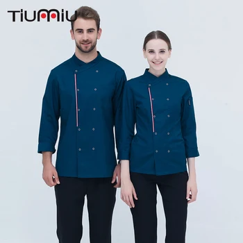 2018 New Arrival Chef Uniforms for Men Women High Quality Long-sleeve Double Breasted Bakery Restaurant Hotel Workwear Chef Coat
2018 New Arrival Chef Uniforms for Men Women High Quality Long-sleeve Double Breasted Bakery Restaurant Hotel Workwear Chef Coat