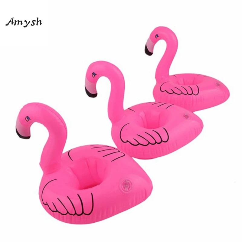 Amysh Summer Inflatable Toys cute Drink Can Holder PVC Floating Fire bird Toy Swimming Pool Bathroom Beach Water | Игрушки и хобби