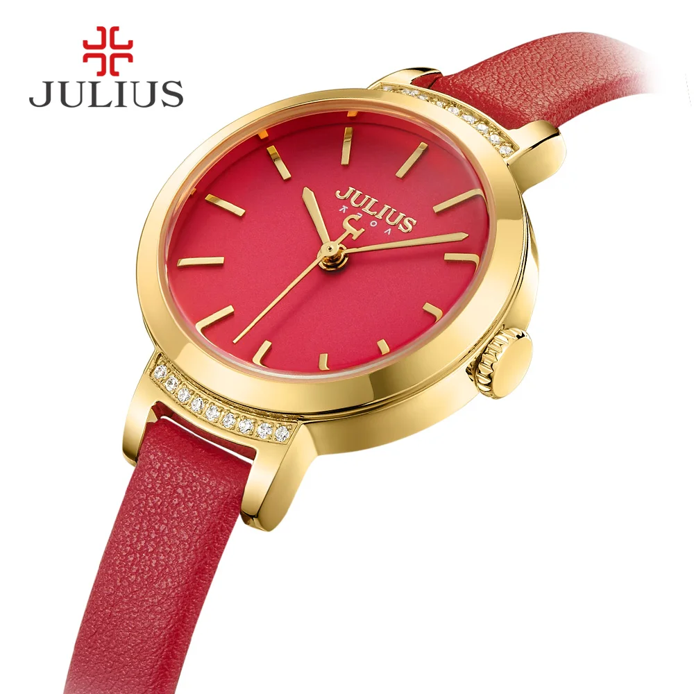 JULIUS Brand New Chain Fashion Watch Women Leather Wristwatches Quartz Dress Watches Relojes Hombre Relogios Feminino Clock J
JULIUS Brand New Chain Fashion Watch Women Leather Wristwatches Quartz Dress Watches Relojes Hombre Relogios Feminino Clock J