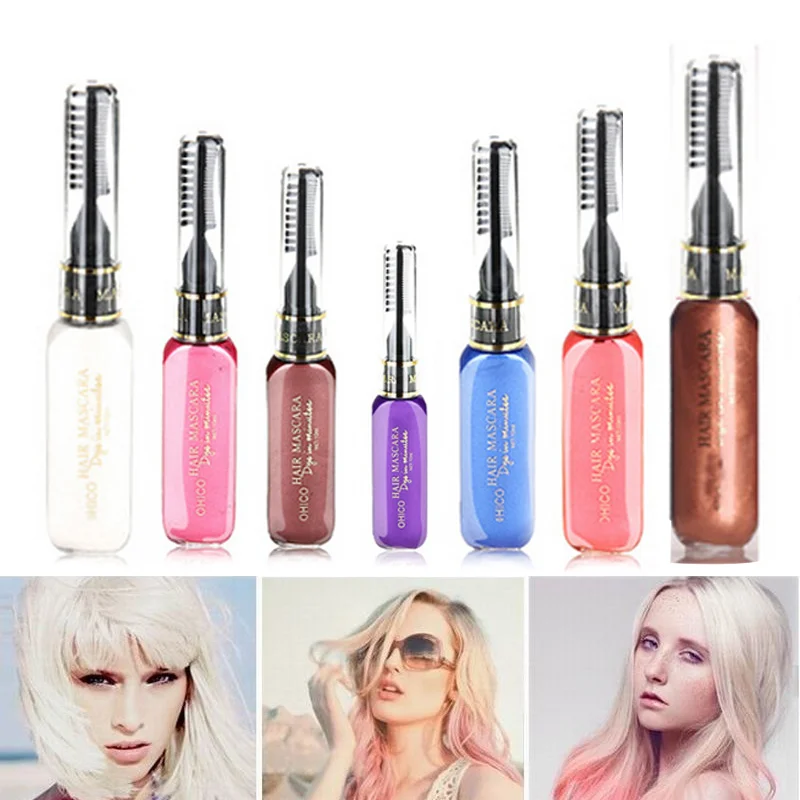 Portable Temporary Color Hair Dye Mascara Non-toxic Hair Mix Color Dyeing Salon Stick @ME88
Portable Temporary Color Hair Dye Mascara Non-toxic Hair Mix Color Dyeing Salon Stick @ME88