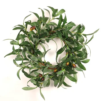 Lovely olive branch wreath door wall decoration,Thanksgiving/Christmas Olive leaf home wreath Decor. Home room window decoration
Lovely olive branch wreath door wall decoration,Thanksgiving/Christmas Olive leaf home wreath Decor. Home room window decoration