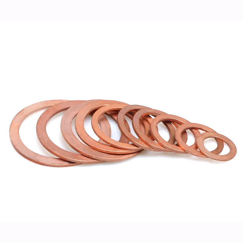 M3 M4 M5 M6 M7 M8 M9 M10 Brass Copper Sealing Washer For Boat Crush Washer Flat Seal Gasket Ring Sump Plug
M3 M4 M5 M6 M7 M8 M9 M10 Brass Copper Sealing Washer For Boat Crush Washer Flat Seal Gasket Ring Sump Plug